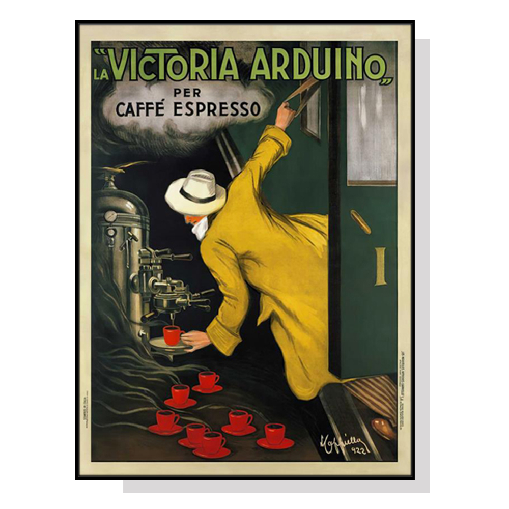 V207-17361-130870-00 Wall Art 40cmx60cm Victoria Arduino Black Frame Canvas - Image 1