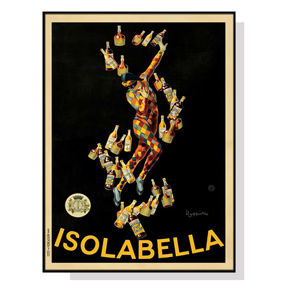 V207-18352-130802-00 Wall Art 90cmx135cm Isolabella Black Frame Canvas - Image 1