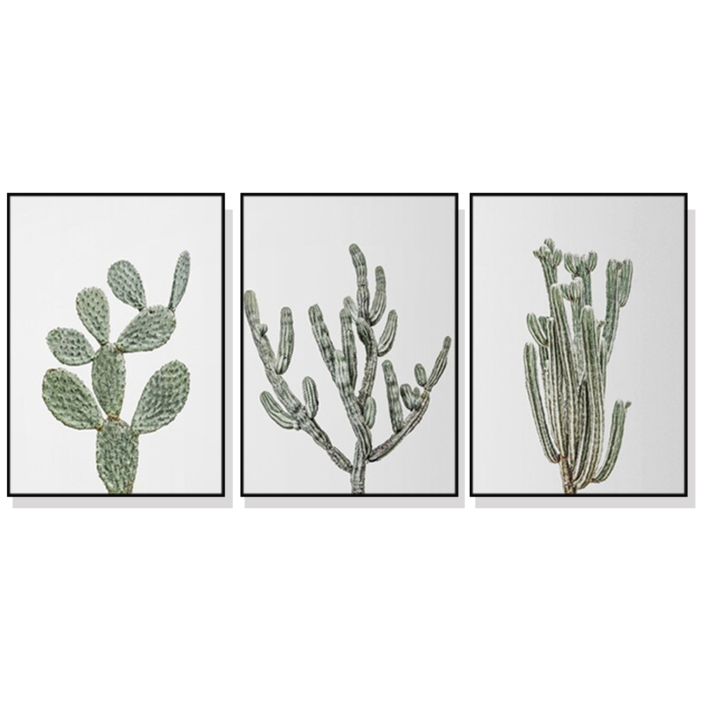 V207-2022-88946-00 Wall Art 60cmx90cm Desert 3 Sets Black Frame Canvas - Image 1