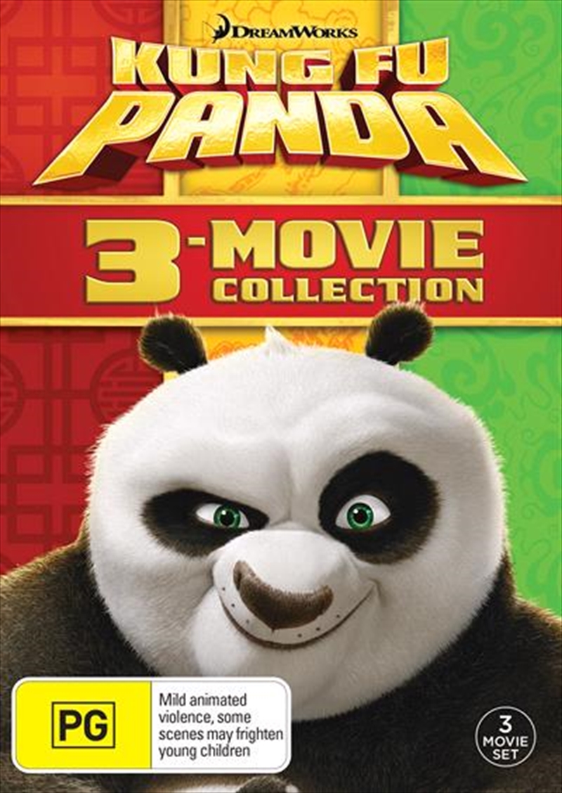 V210-2342207-76110-00 Kung Fu Panda/Kung Fu Panda 2/Kung Fu Panda 3 DVD - Image 1