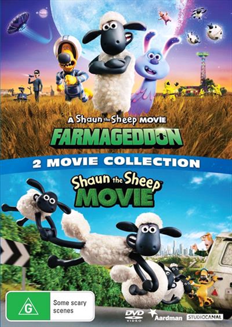 V210-2458182-76119-00 A Shaun The Sheep Movie - Farmageddon / Shaun The Sheep Movie | Double Pack - Franchise Pack DVD - Image 1
