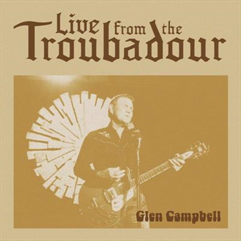 V210-2644371-202502241146-00 Live From The Troubadour - Campbell, Glen Cd Album - Image 1