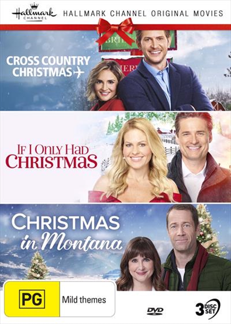 V210-2647587-80186-00 Hallmark Christmas - Cross Country Christmas / If I Only Had Christmas / Christmas In Montana - Coll DVD - Image 1