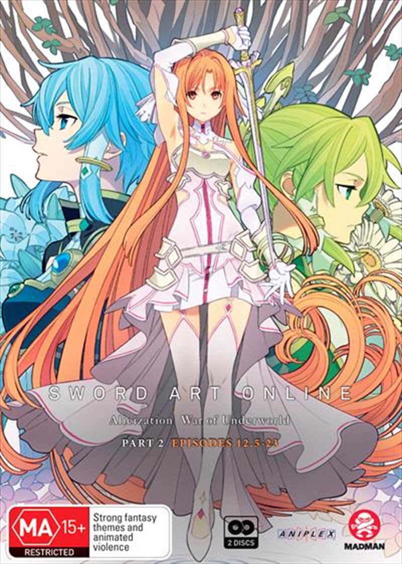 V210-2647611-80030-00 Sword Art Online Alicization - War Of Underworld - Part 2 - Eps 12.5-23 - Limited Edition DVD - Image 1