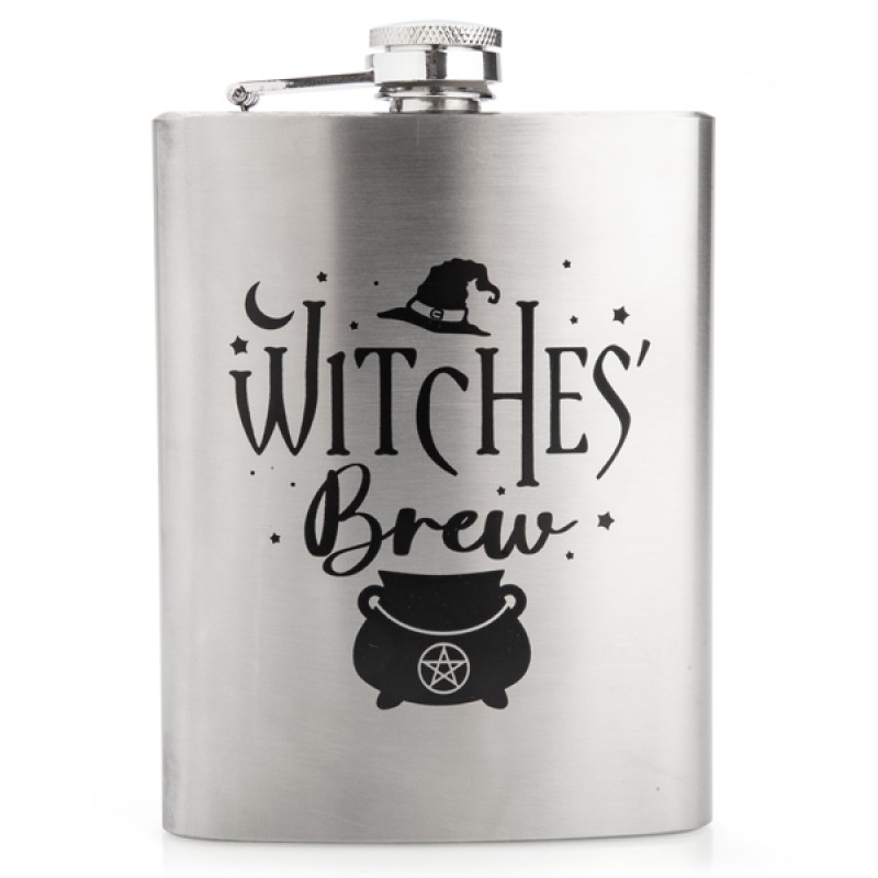 V210-2671028-SDC_2671028_2022-01-3-16-10-03-00 Witches' Brew Metal Flask - Image 1