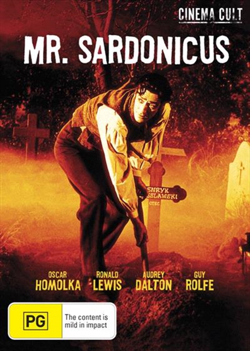 V210-2674961-80885-00 Mr. Sardonicus | Cinema Cult DVD - Image 1