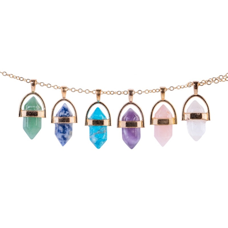 V210-2739127-89356-00 Healing Gemstone Pendant (SENT AT RANDOM) - Image 1