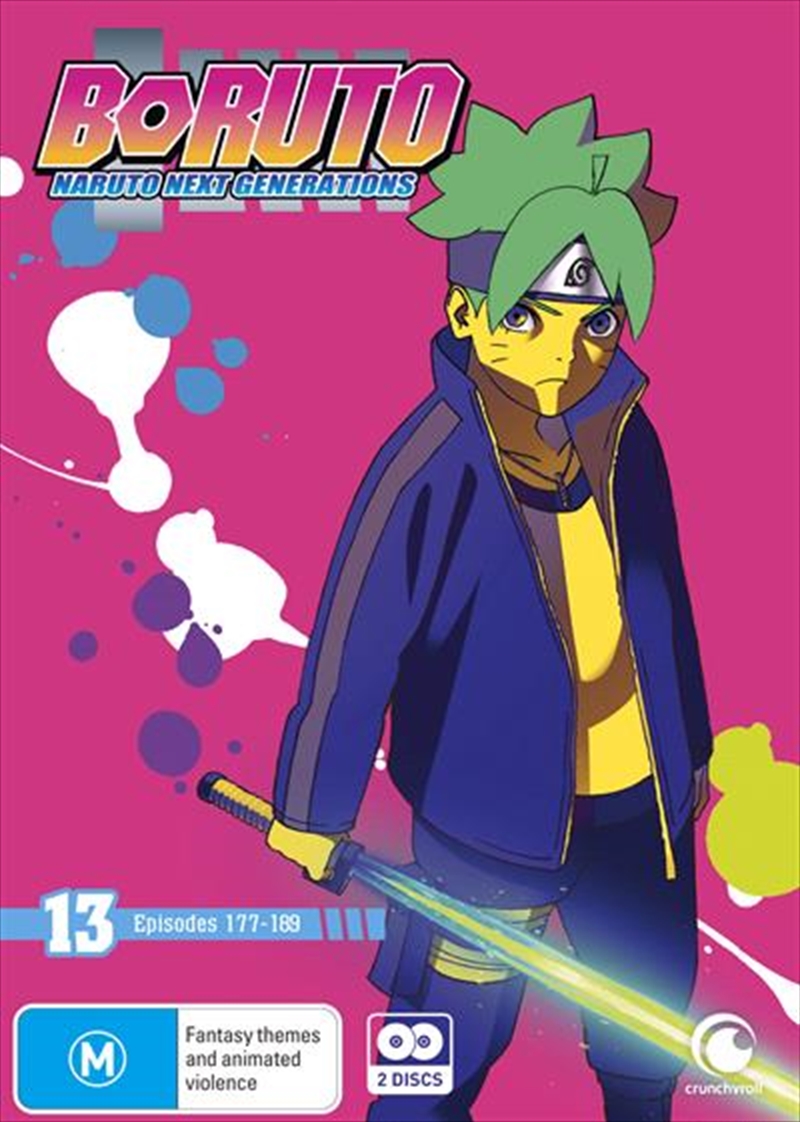 V210-2742383-80101-00 Boruto - Naruto Next Generations - Part 13 - Eps 177-189 DVD - Image 1