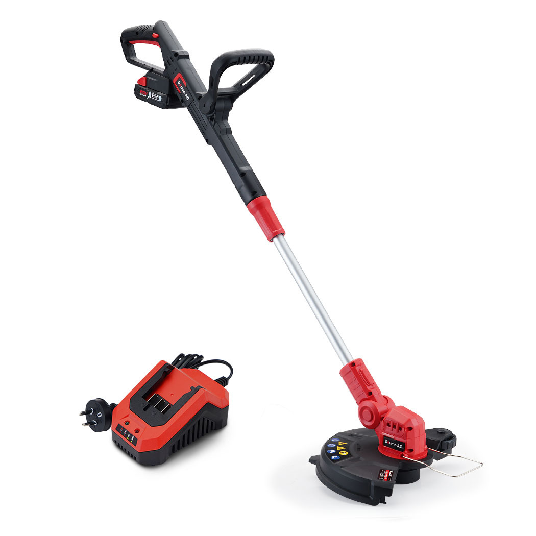 V219-PLTCLSBMRALT3-225663-00 Baumr-AG 20V Cordless Line Trimmer Whipper Snipper Electric Garden Tool, 2.0Ah Lithium Battery Charger - Image 1