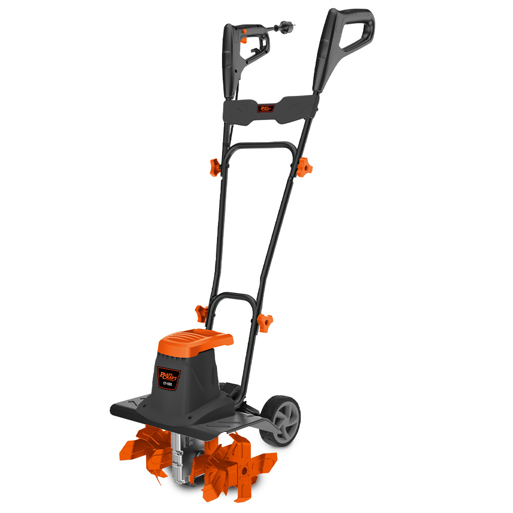 V219-TLRELEPCET5A-225590-00 PLANTCRAFT Electric Rotary Hoe Garden Tiller Soil Cultivator, Adjustable Depth, 6 Tines - Image 1