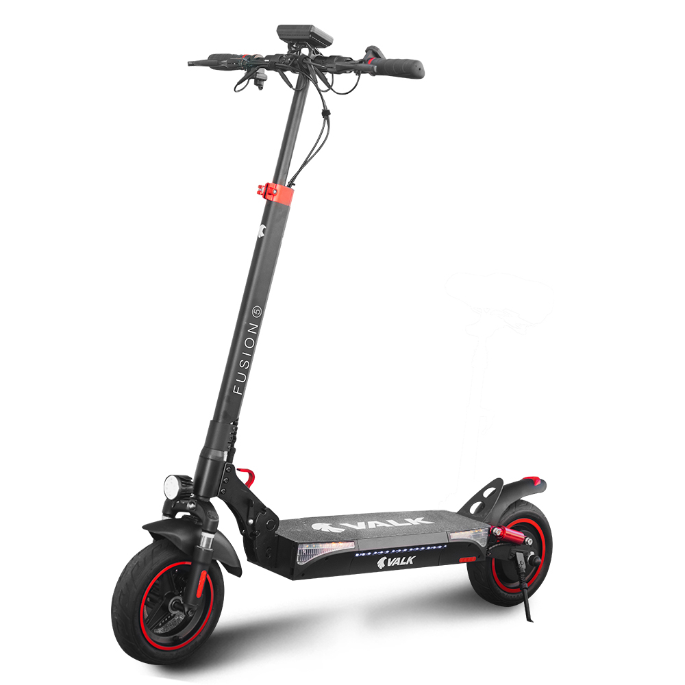 V219-TRNESCVAF5NA-202502241111-00 VALK Fusion 5 Electric Scooter, 500W 48V 13Ah Lithium 50km Range 40km/h Quad Shocks 10 inch Tyres, - Image 1