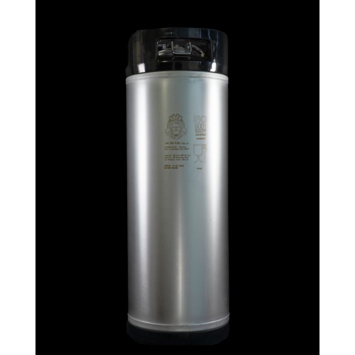 V225-7377-new_black_7377_19l_ball_lock_keg_4-00 Keg King - 19L Ball Lock Keg New Passivated Finish - Image 1