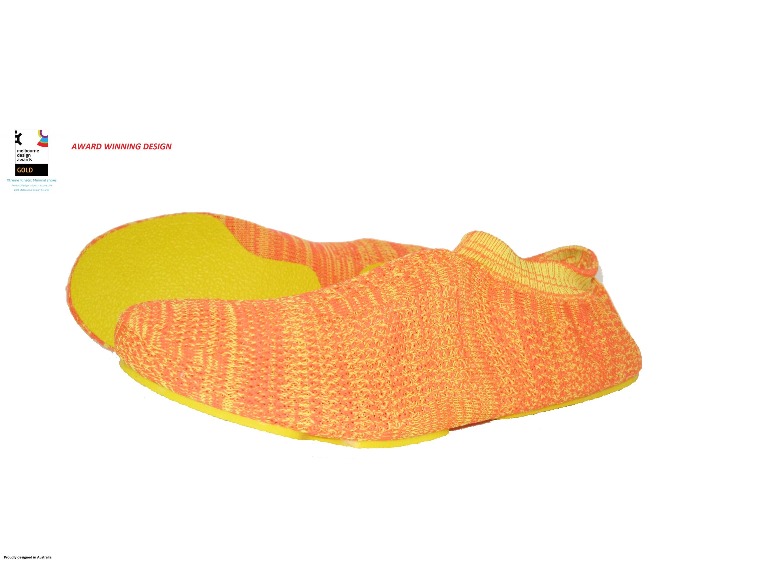 V228-YO4546_yeUgAln_1 XtremeKinetic Minimal training shoes yellow/orange size US MAN(11 -12.5) EURO SIZE 45-46 - Image 1
