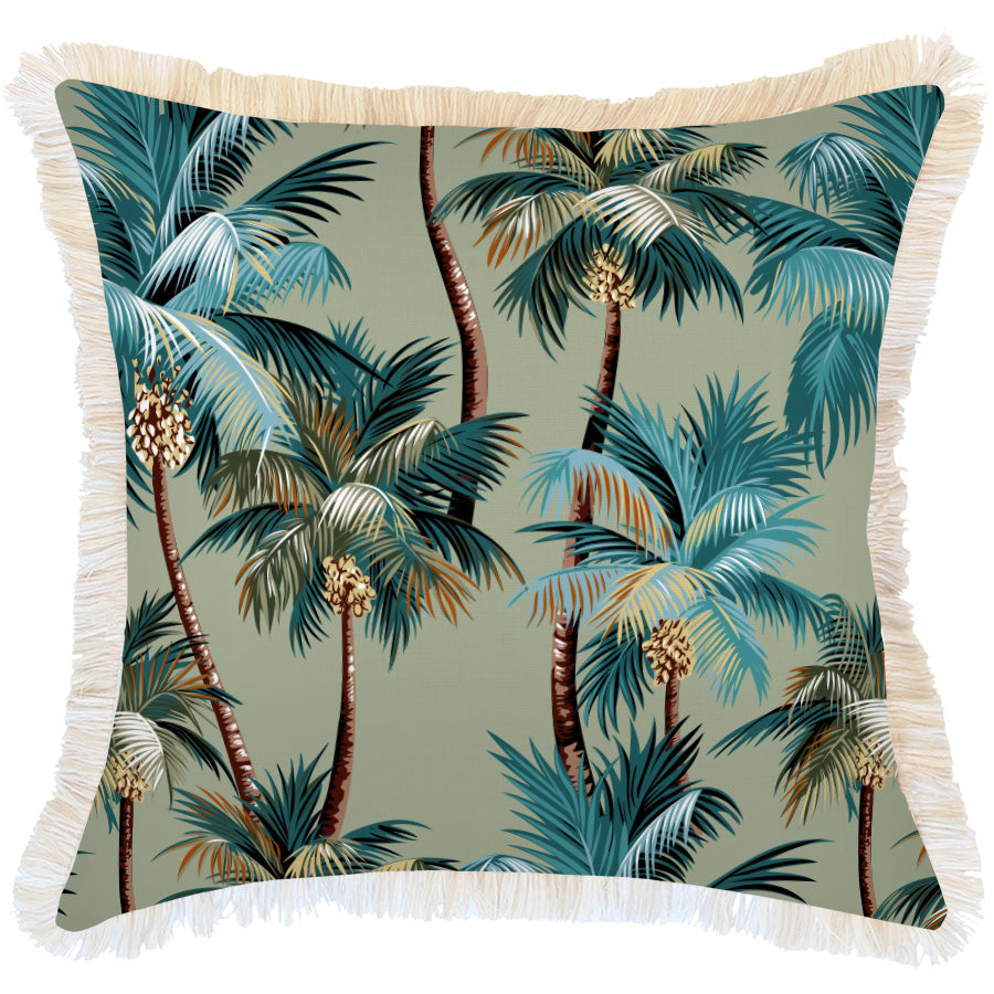 V236-EP13228903CF_EP13228903CF_Indoor-Outdoor-Cushion-Cover-Palm-Trees-Sage_2589130d-9e49-4272-be8b-d303215848dd Cushion Cover-Coastal Fringe-Palm Trees Sage-60cm x 60cm - Image 1