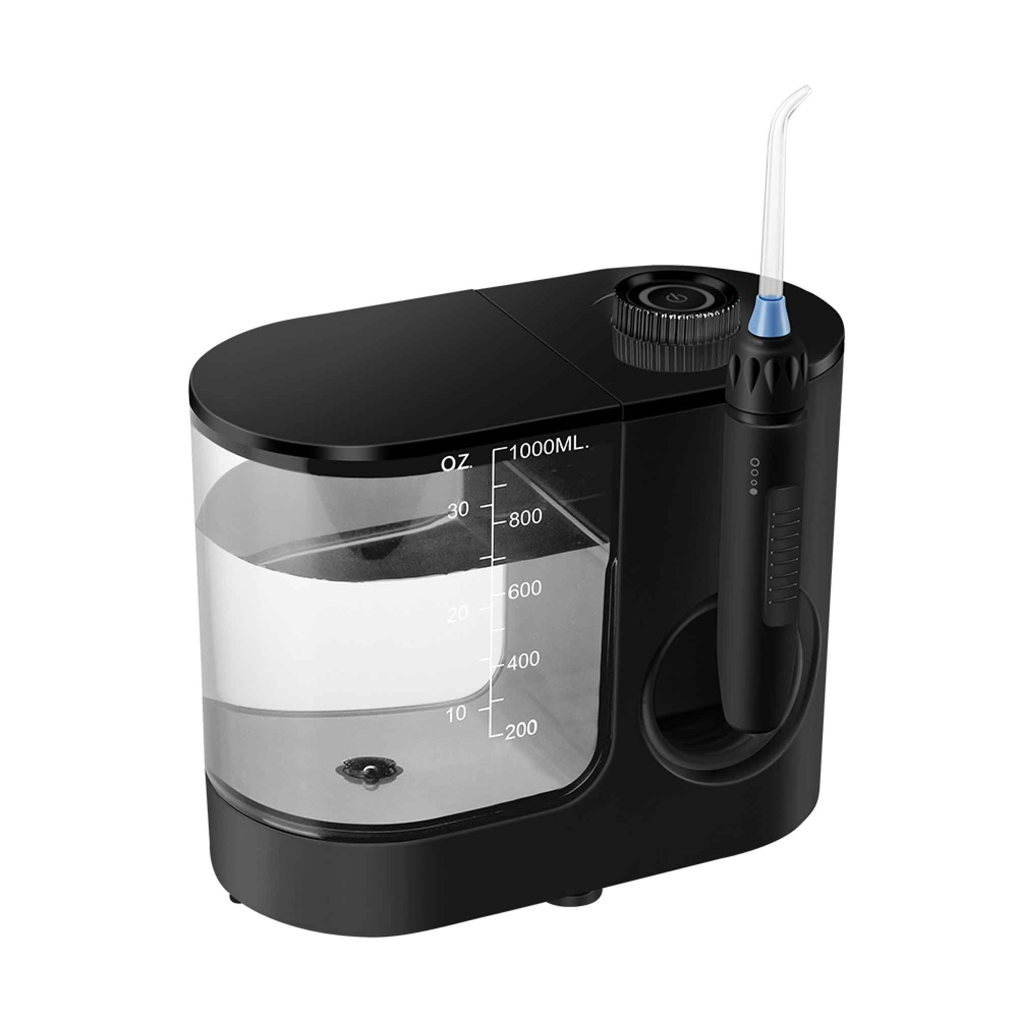 V238-SUPDZ-109164920838-202505271125-00 Water Jet Dental Flosser 1000ml Black - Electric Oral Pressure Irrigator - Image 1