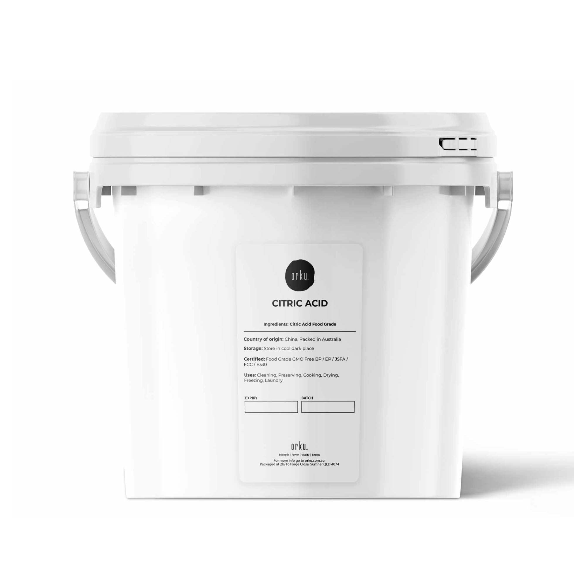 V238-SUPDZ-30942718361680-202505221446-00 5Kg Citric Acid Powder Tub - Food Grade Anhydrous GMO Preservative Free c6h807 - Image 1