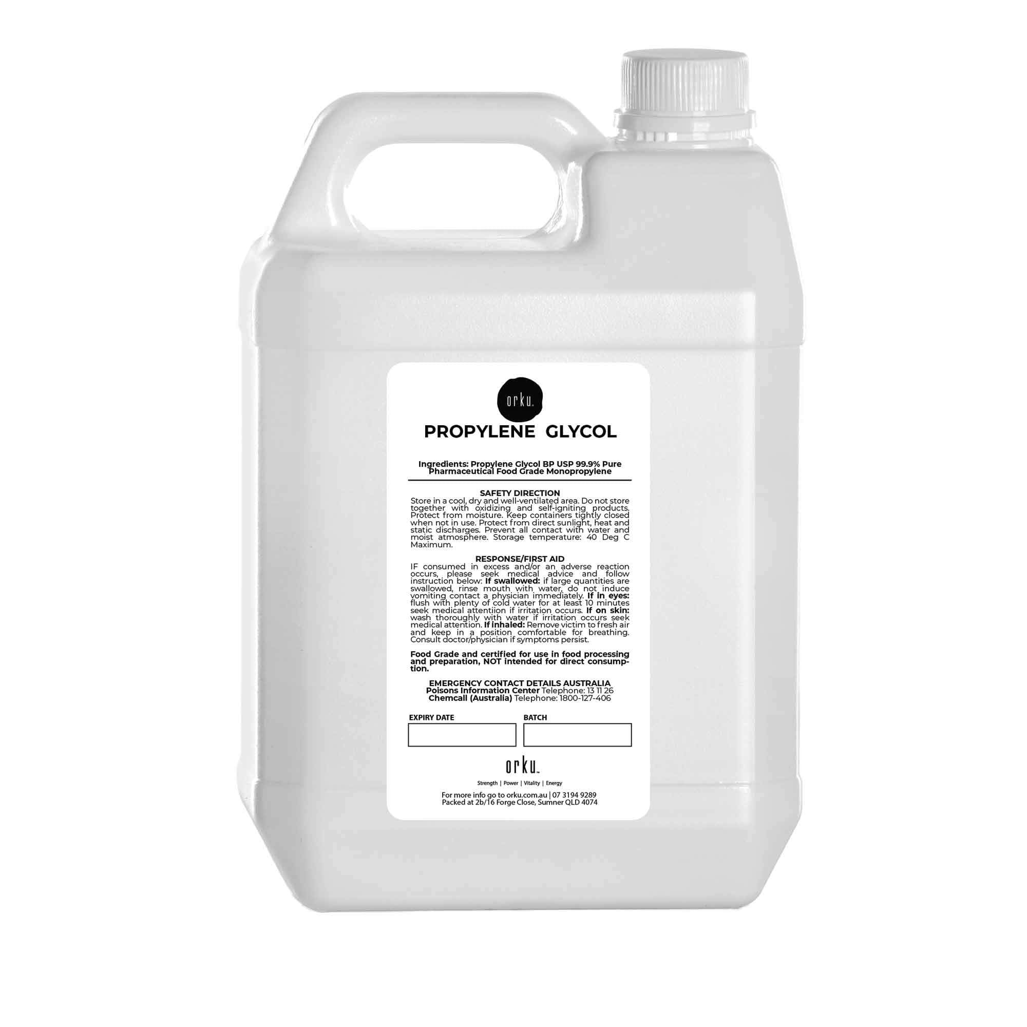 V238-SUPDZ-31369689366608-202505271435-00 5L Propylene Glycol BP USP 99.9% Pure Pharmaceutical Food Grade Monopropylene - Image 1