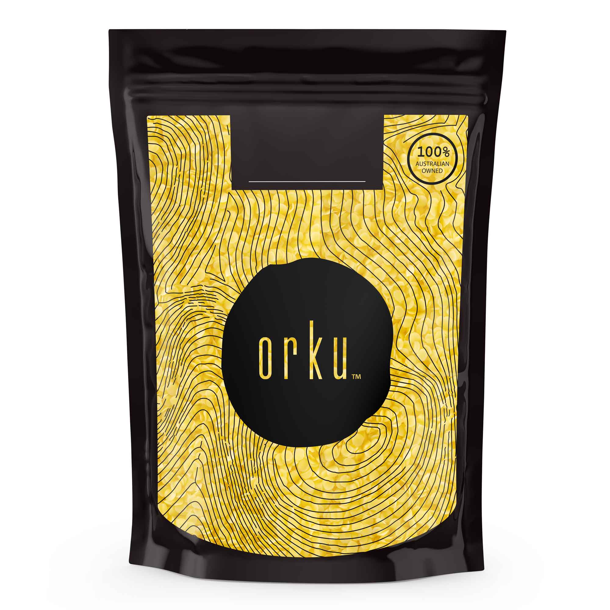 V238-SUPDZ-32851854819408-202507071145-00 1kg Orku Organic Beeswax Pellets Yellow - Cosmetic Grade Quality Pure Bees Wax - Image 1