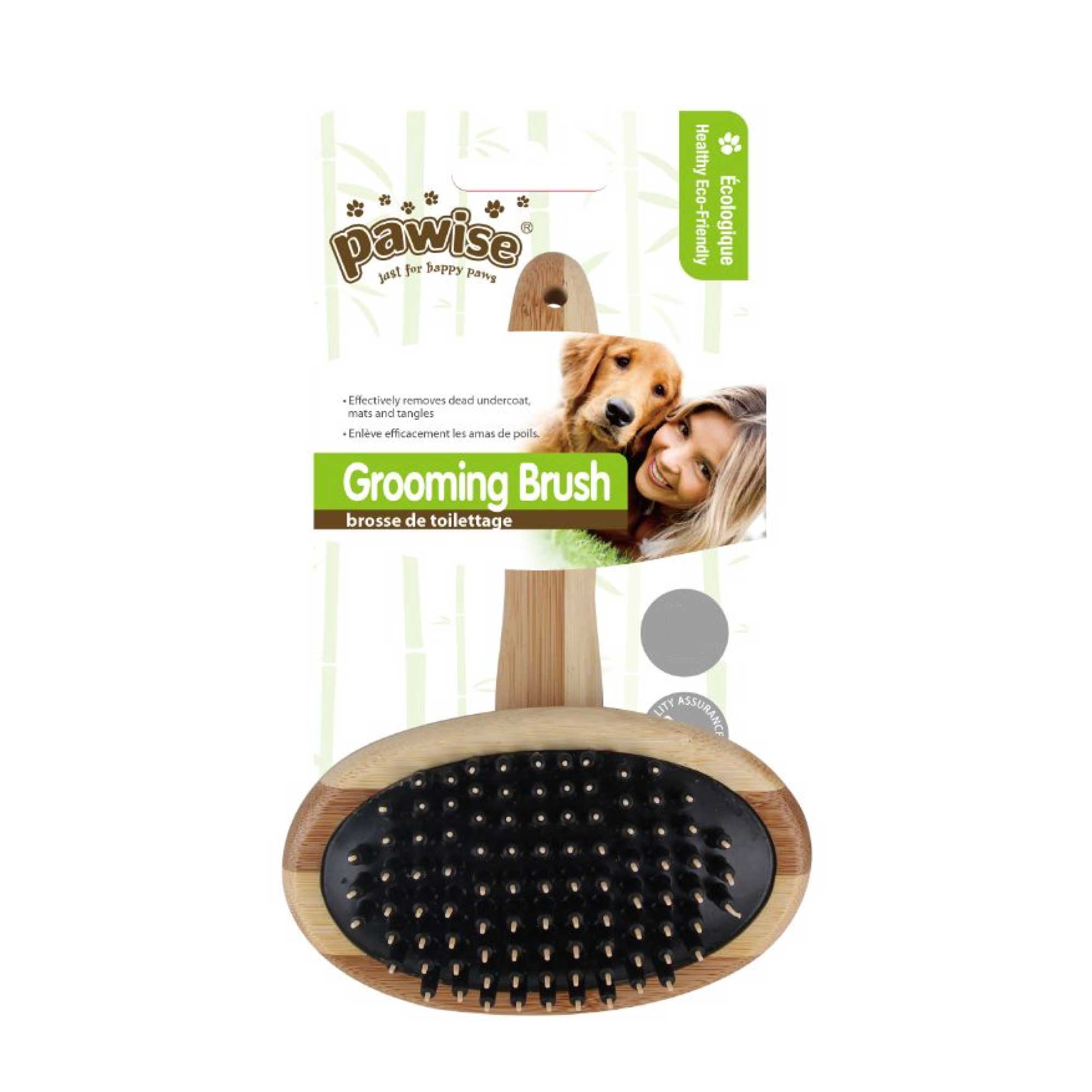 V238-SUPDZ-32915315359824-202505271540-00 Grooming Brush Medium Dog Cat Pet Eco Bamboo Undercoat Detangling Rake Pawise - Image 1