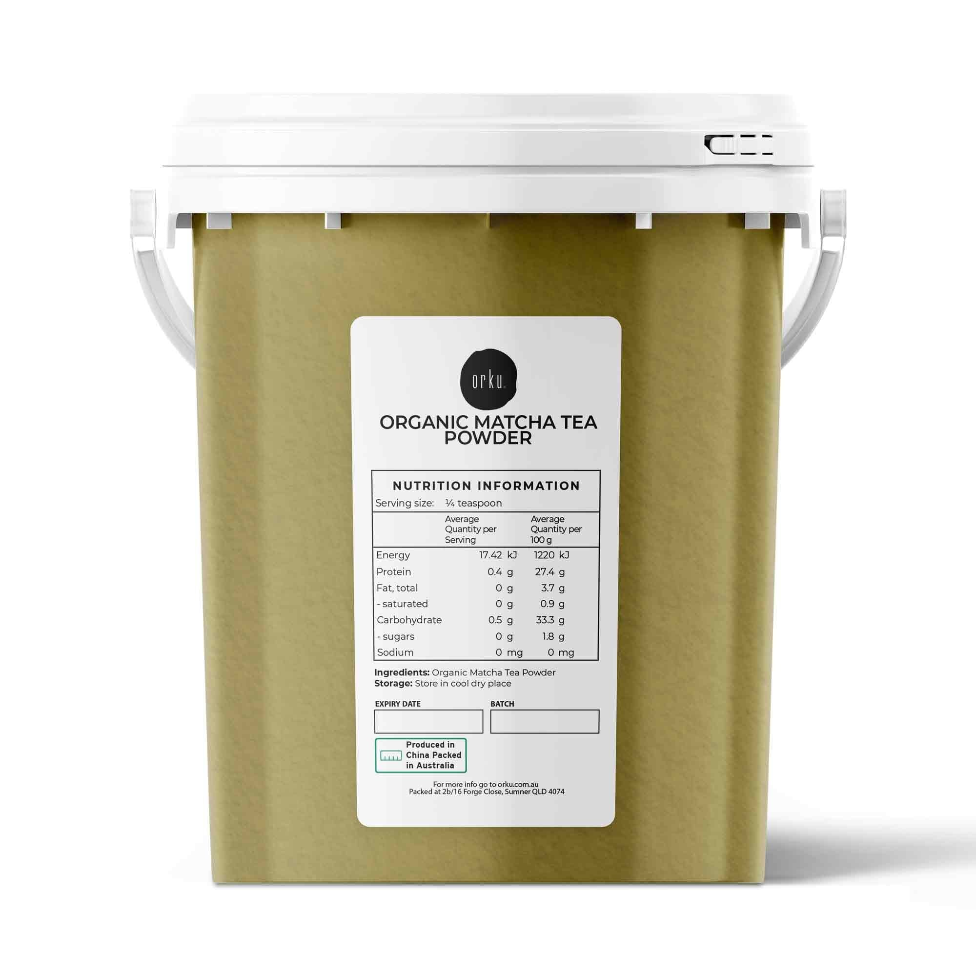 V238-SUPDZ-39745952317520-202507252030-00 600g Organic Matcha Powder Tub Bucket Camellia Sinensis Green Tea Leaf - Image 1