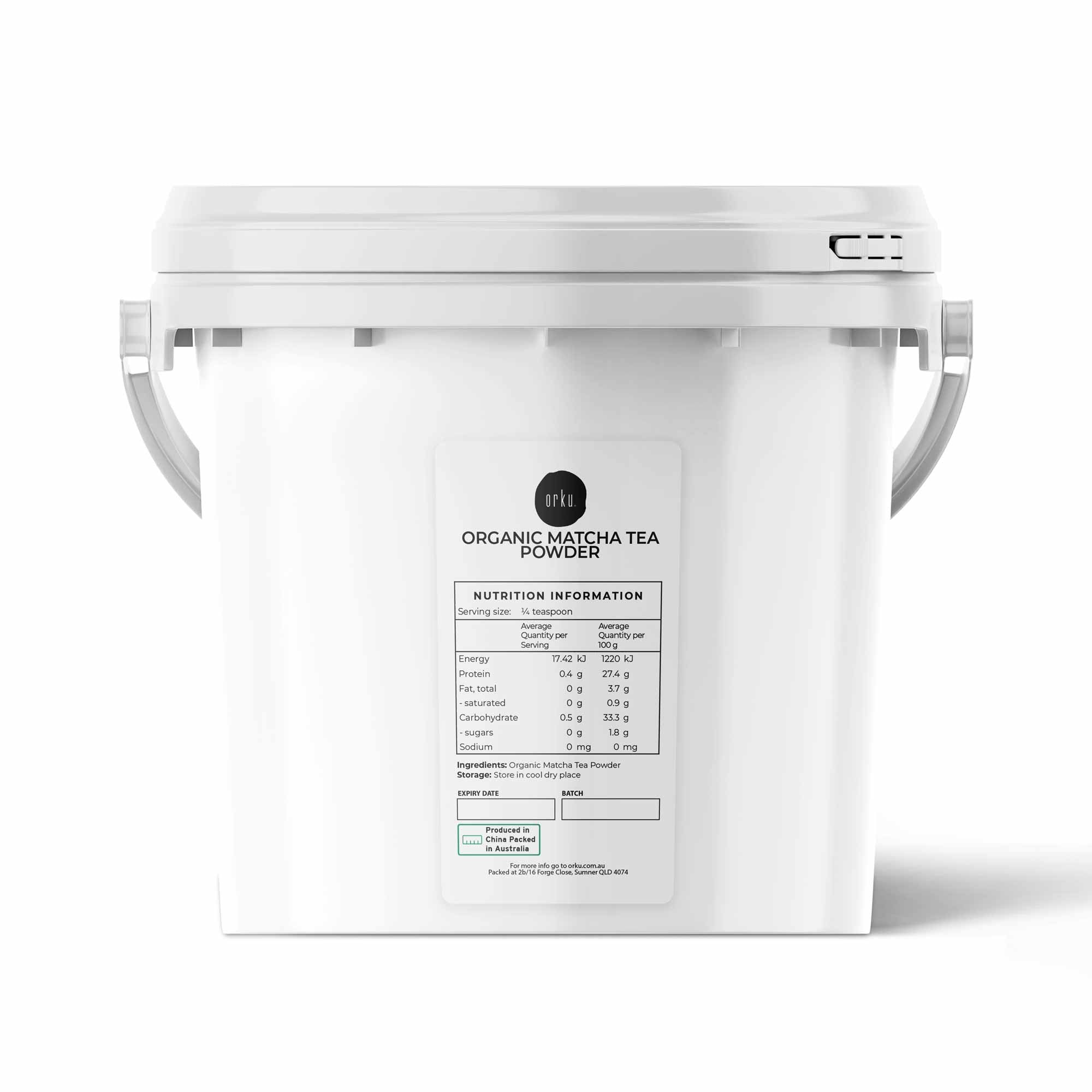 V238-SUPDZ-39745952612432-202507252030-00 2.5Kg Organic Matcha Powder Tub Bucket Camellia Sinensis Green Tea Leaf - Image 1