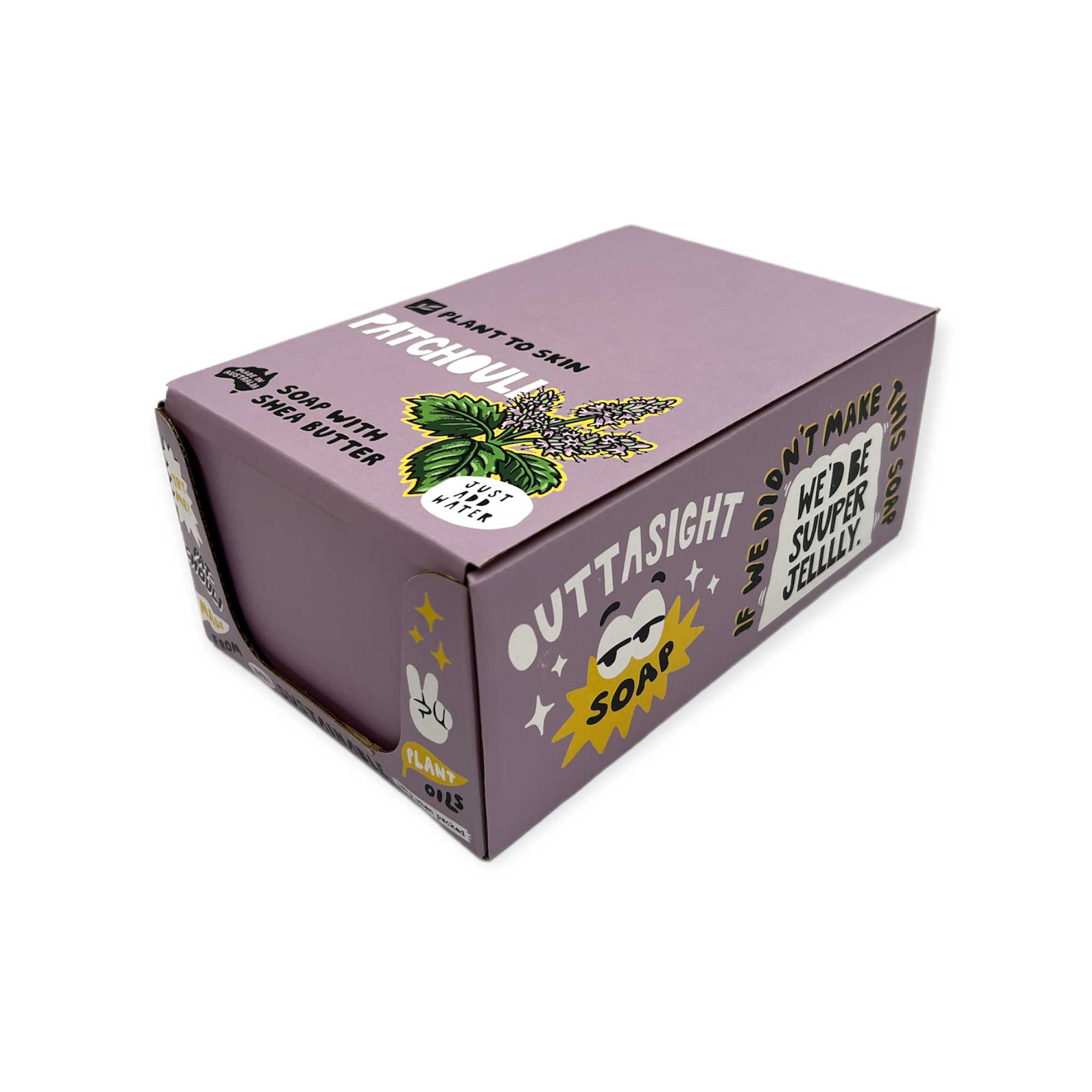 V238-SUPDZ-39894038970448-202507311153-00 4x 100g Plant Oil Soap Patchouli Scented - Pure Natural Vegetable Bar - Image 1