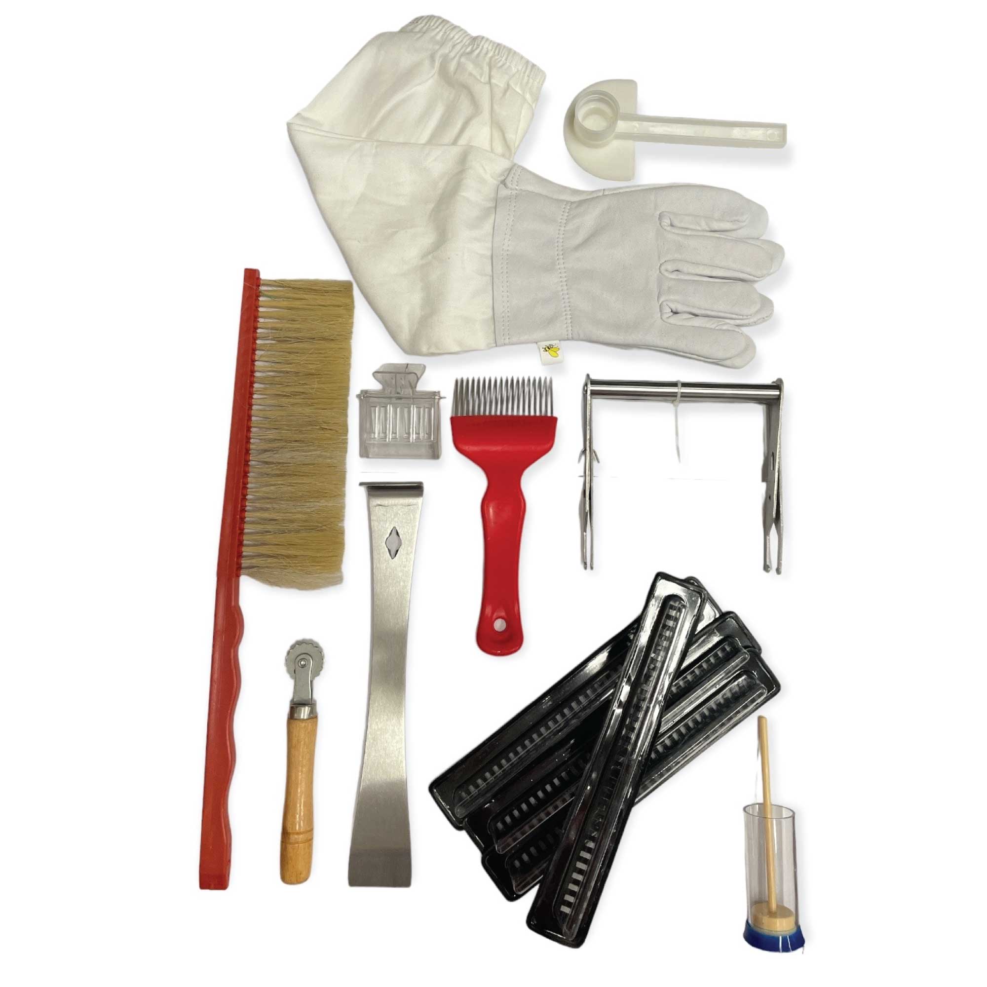 V238-SUPDZ-39954670321744-202507311221-00 Beekeeping Tools Kit 10 Pcs - Honey Bee Hive Beekeeper Starter Pack - Image 1