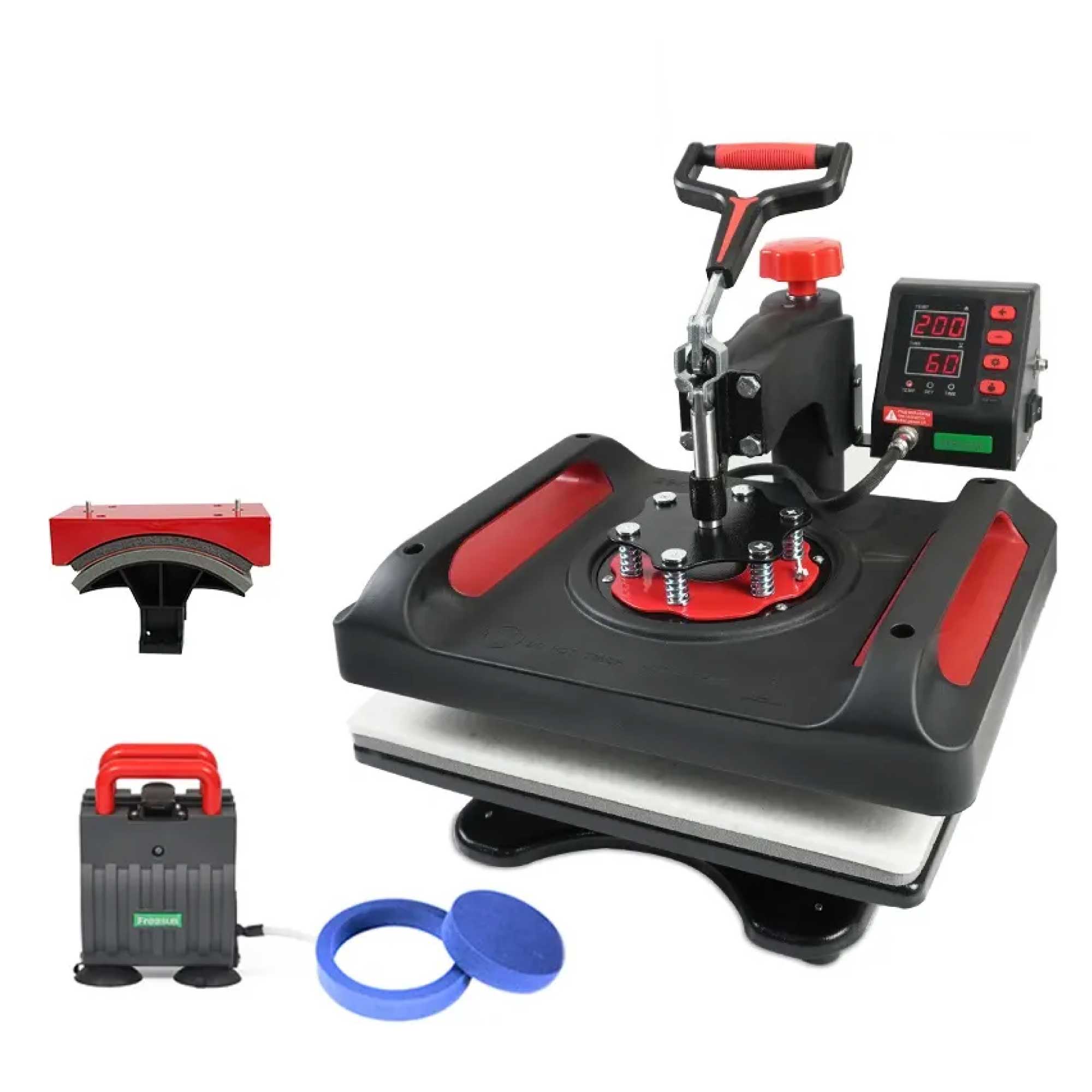 V238-SUPDZ-40063446777936-218404-00 5 in 1 Combo Heat Press - DIY Hobby Craft Logo Transfer HVT Sublimation Printing - Image 1