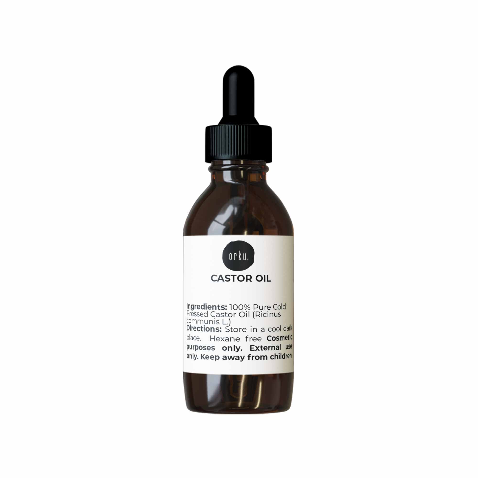 V238-SUPDZ-40282920517712-202505231155-00 25ml Castor Oil with Dropper - Hexane Free Cold Pressed Virgin Skin Hair Care - Image 1