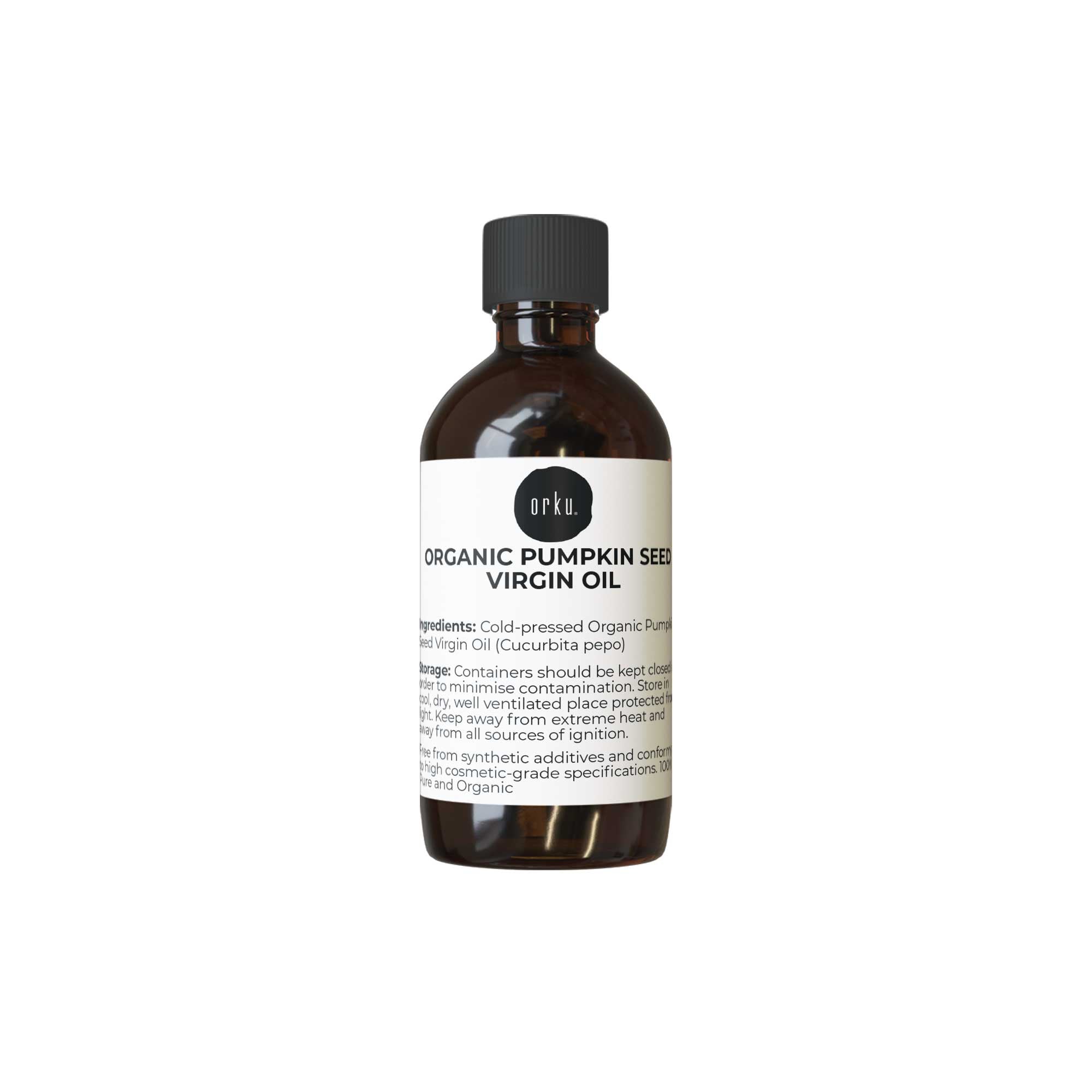V238-SUPDZ-41162536812624-202505271525-00 Orku 100ml Organic Pumpkin Seed Oil – Virgin Cold Pressed Unrefined Cosmetic Gr. - Image 1