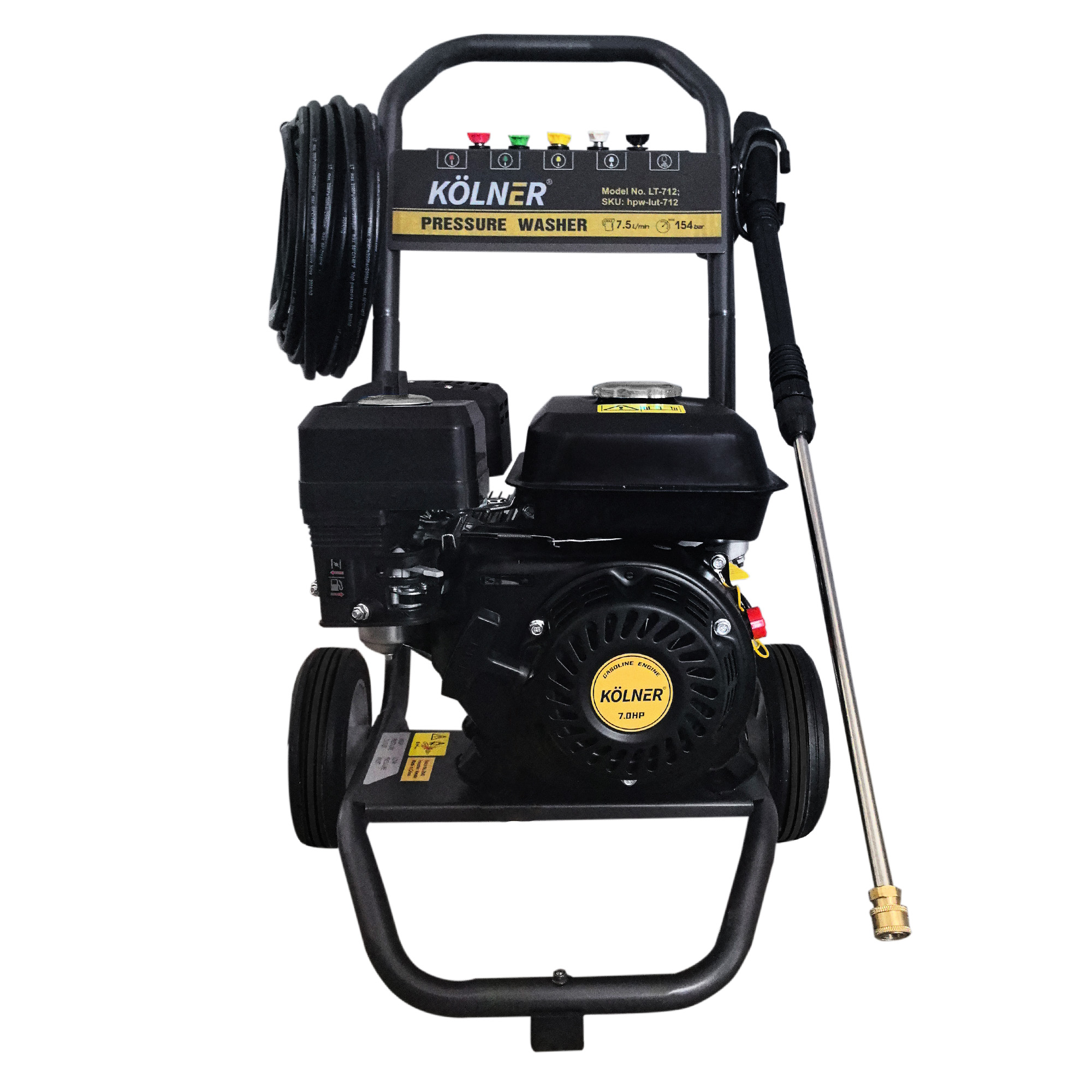 V240-HPW-LUT-712-173825-00 Kolner LT-712 High Pressure Washer 2200PSI 7.5LPM - Image 1
