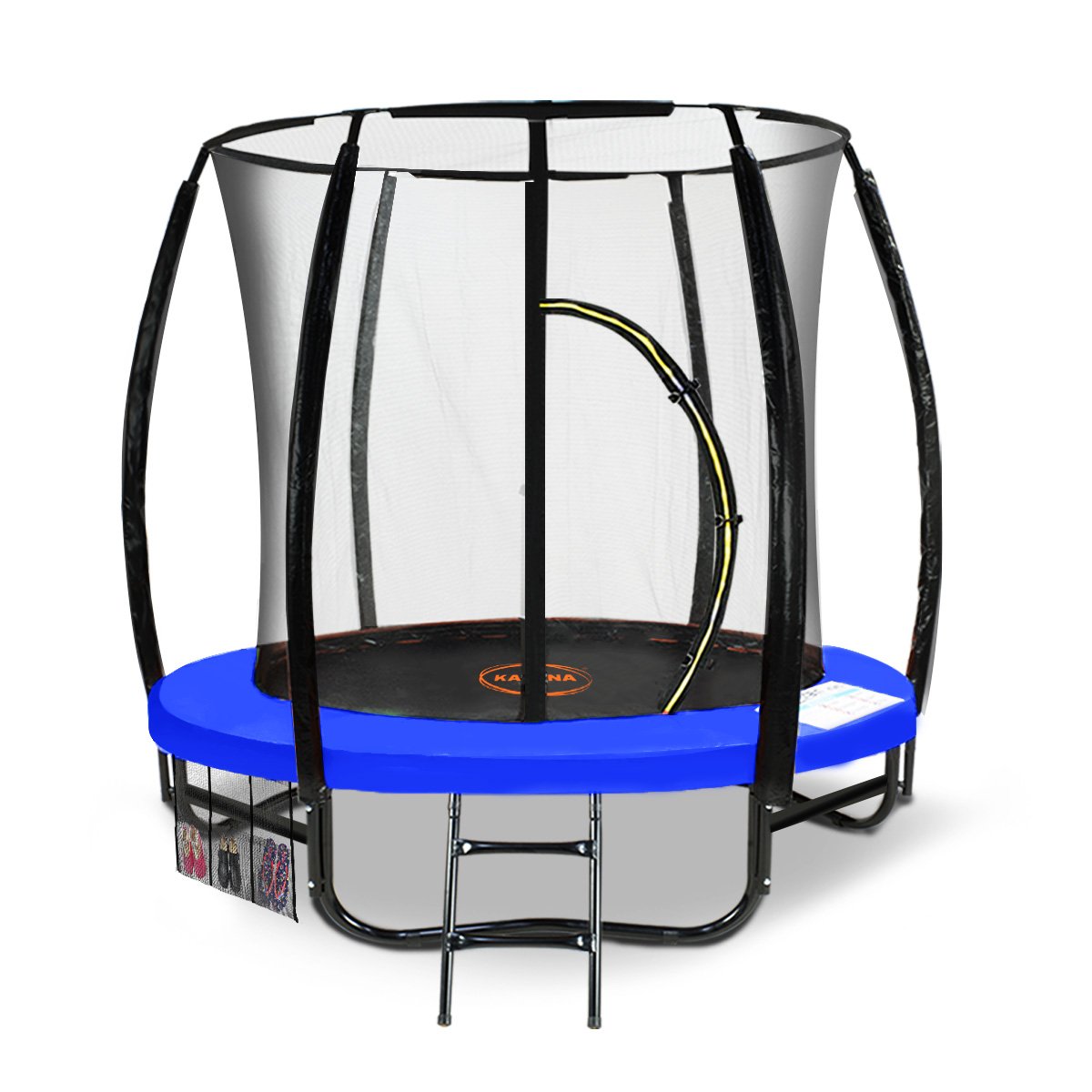 V240-TRA-KAH-06-BU-68181-00 Kahuna Classic 6ft Outdoor Round Blue Trampoline With Safety Enclosure - Image 1