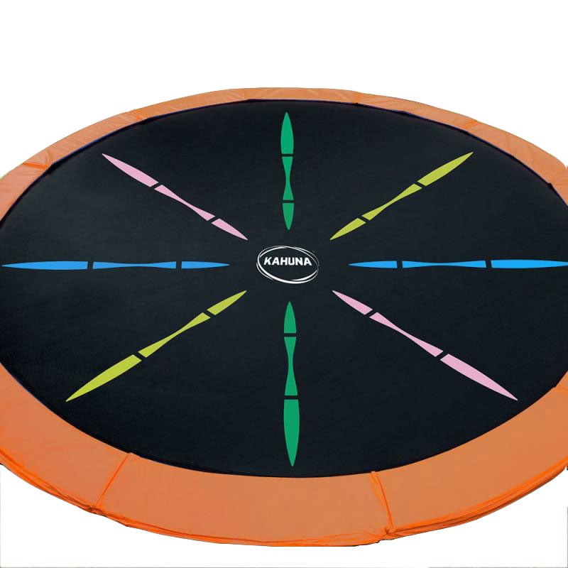 V240-TRA-MAT-RNB-08-75180-00 Kahuna 8ftTrampoline Replacement Spring Mat - Rainbow - Image 1