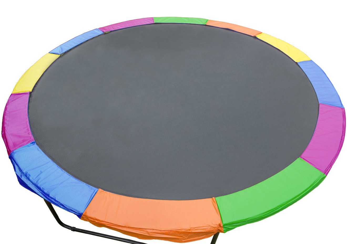 V240-TRP-PAD-RBOW-14-75242-00 Kahuna 14ft Trampoline Replacement Pad Round - Rainbow - Image 1