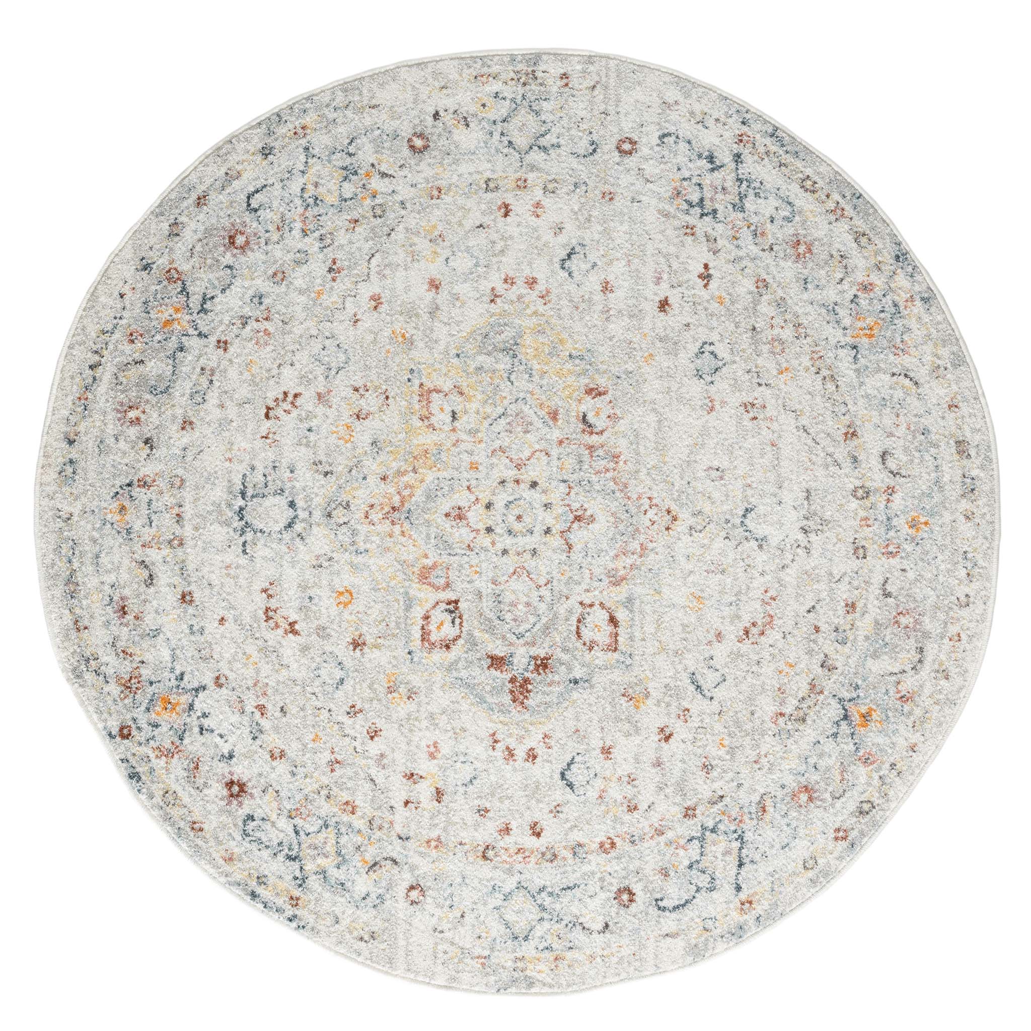 V262-LGH1602307403CRE-172753-00 Ornate Persian Vintage Rug - Cream - 160x230 - Image 1
