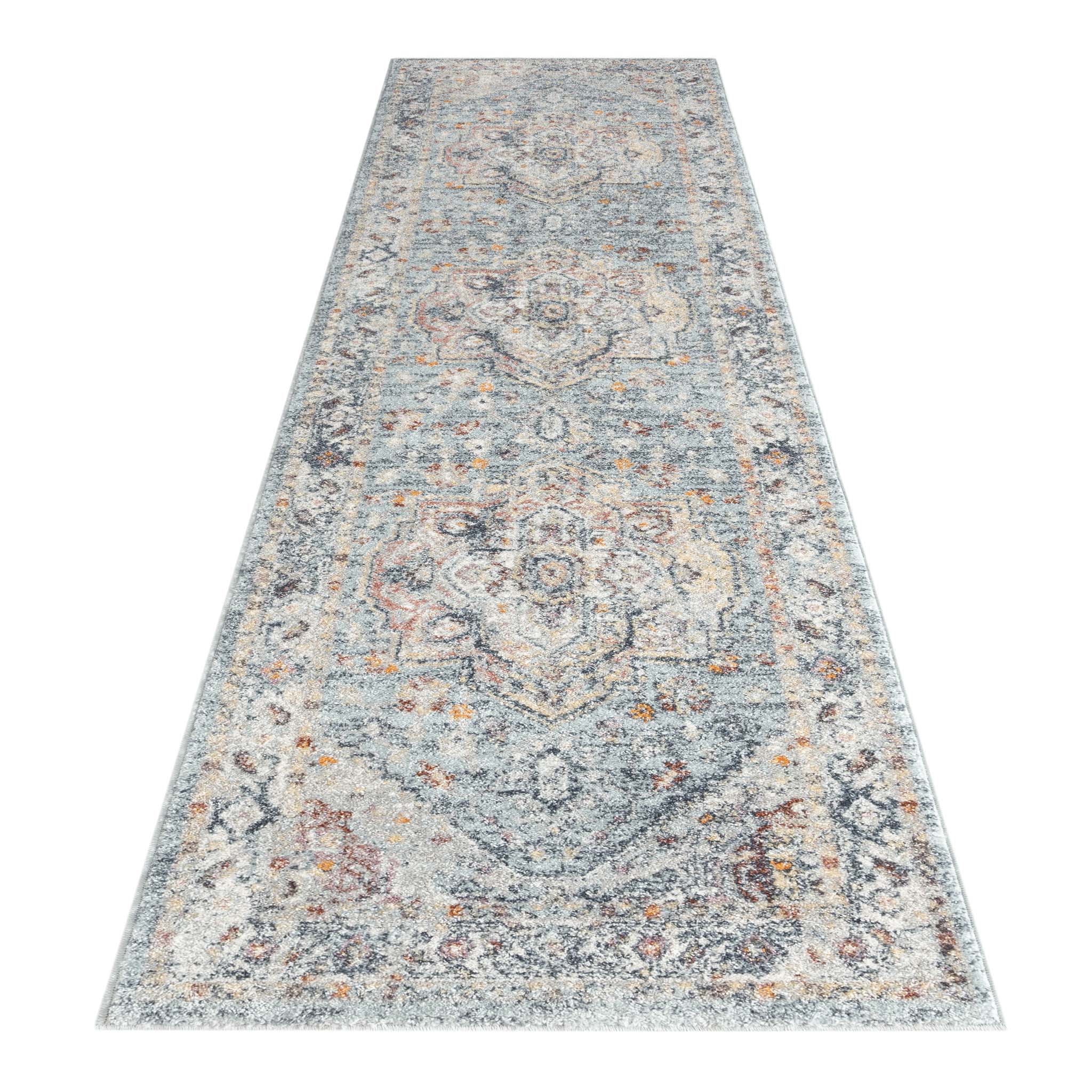 V262-LGH1602307404BLU-172746-00 Ornate Persian Vintage Rug - Blue - 160x230 - Image 1