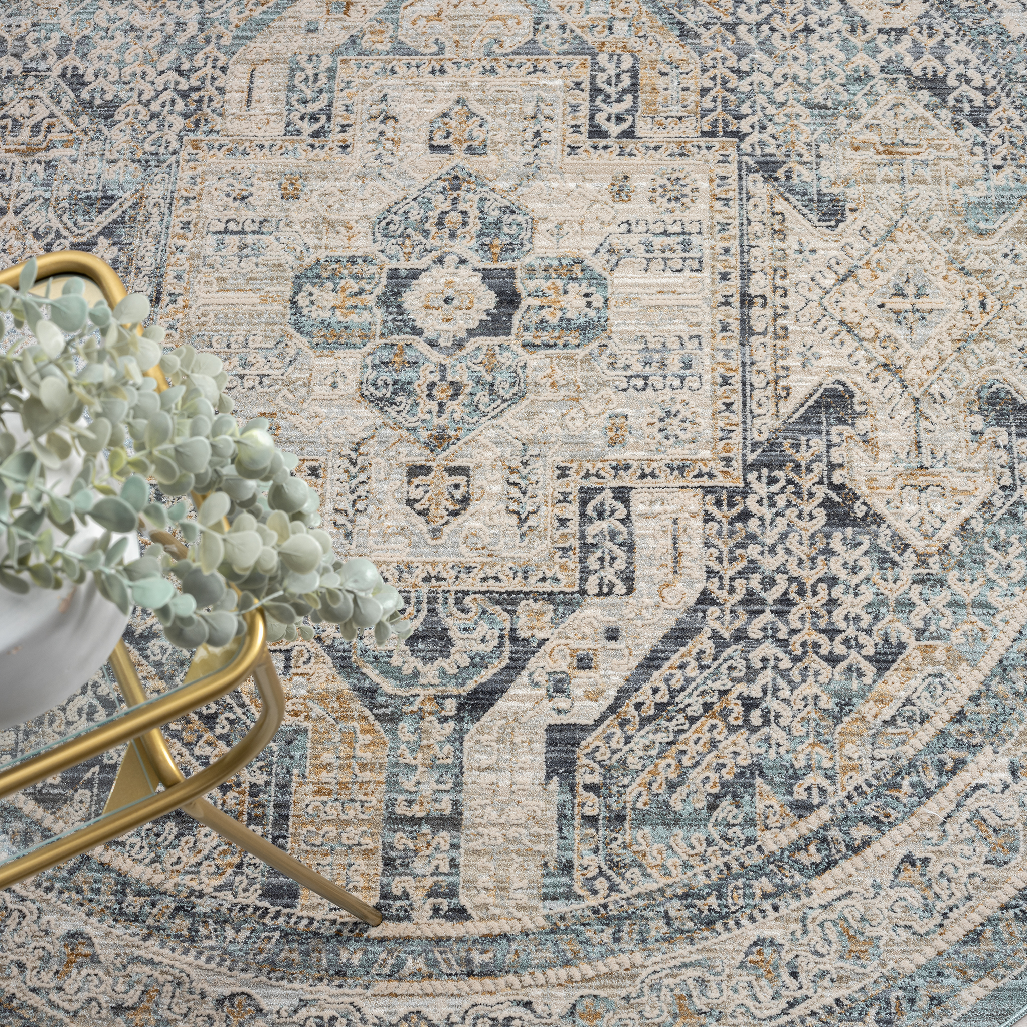 V262-LGH3004006752CHA-172897-00 Aubre Contemporary Area Rug - Charcoal - 300x400 - Image 1