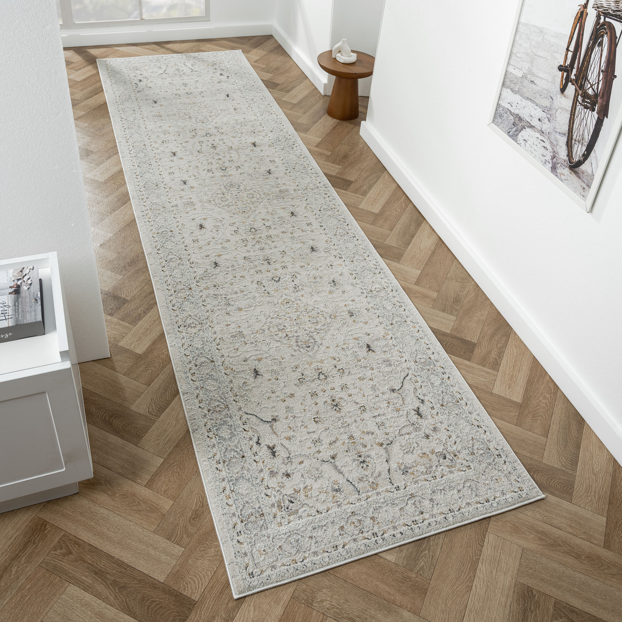 V262-LGH80300467STO-172591-00 Amore Premium Rug - Stone - 80x300 - Image 1