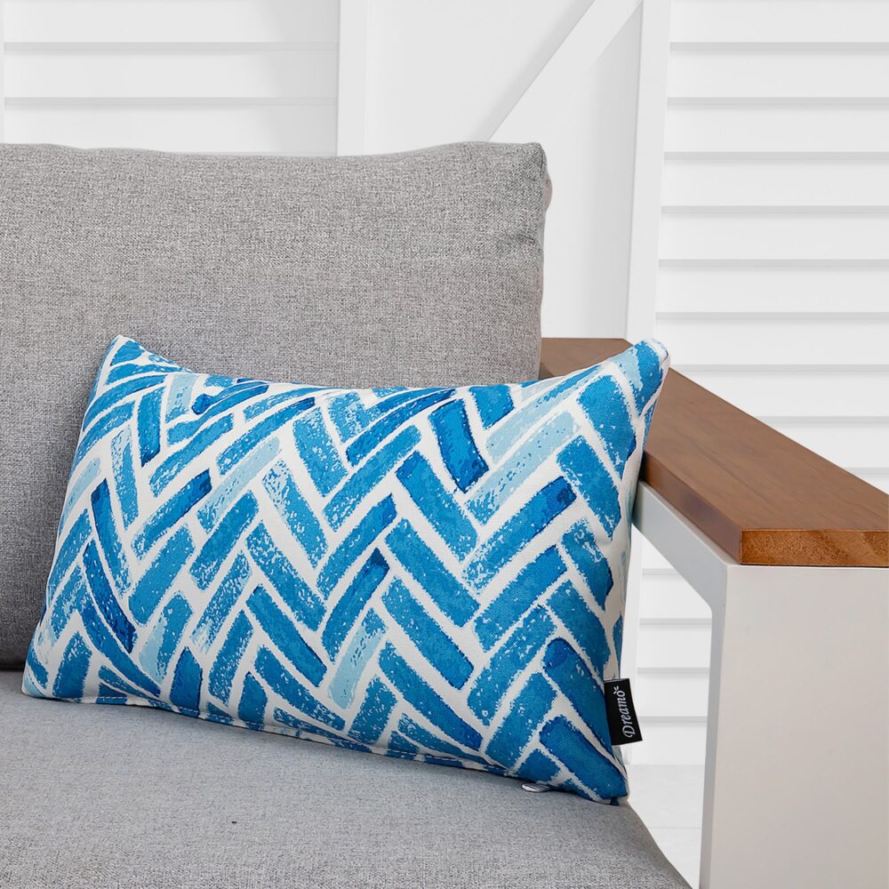 V264-PIL-902F-BLU-NA-1-167740-00 Rectangular Outdoor Cushion Pillows - Image 1