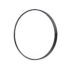 Wall Mirror Round Aluminum Frame Bathroom 70cm BLACK
