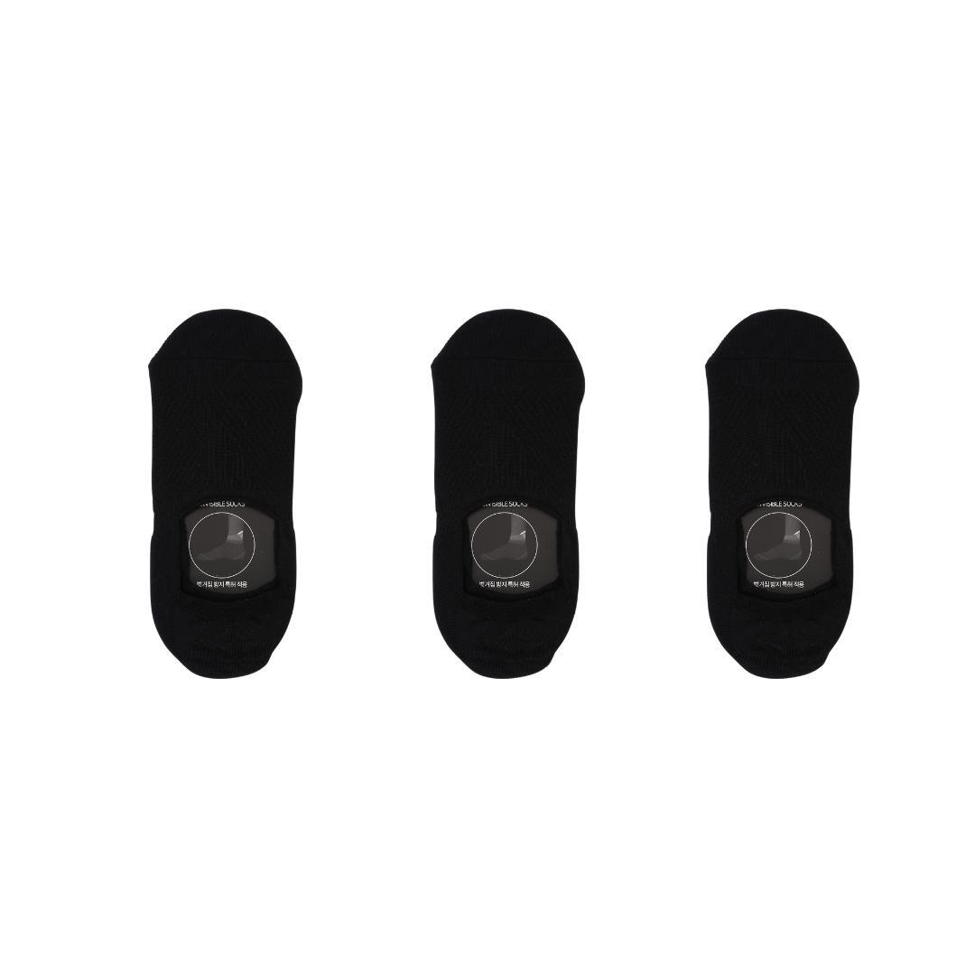 V274-GM-RXCNOS-S3-BK-43913-00 3X Rexy Cushion No Show Ankle Socks Small Non-Slip Breathable BLACK - Image 1