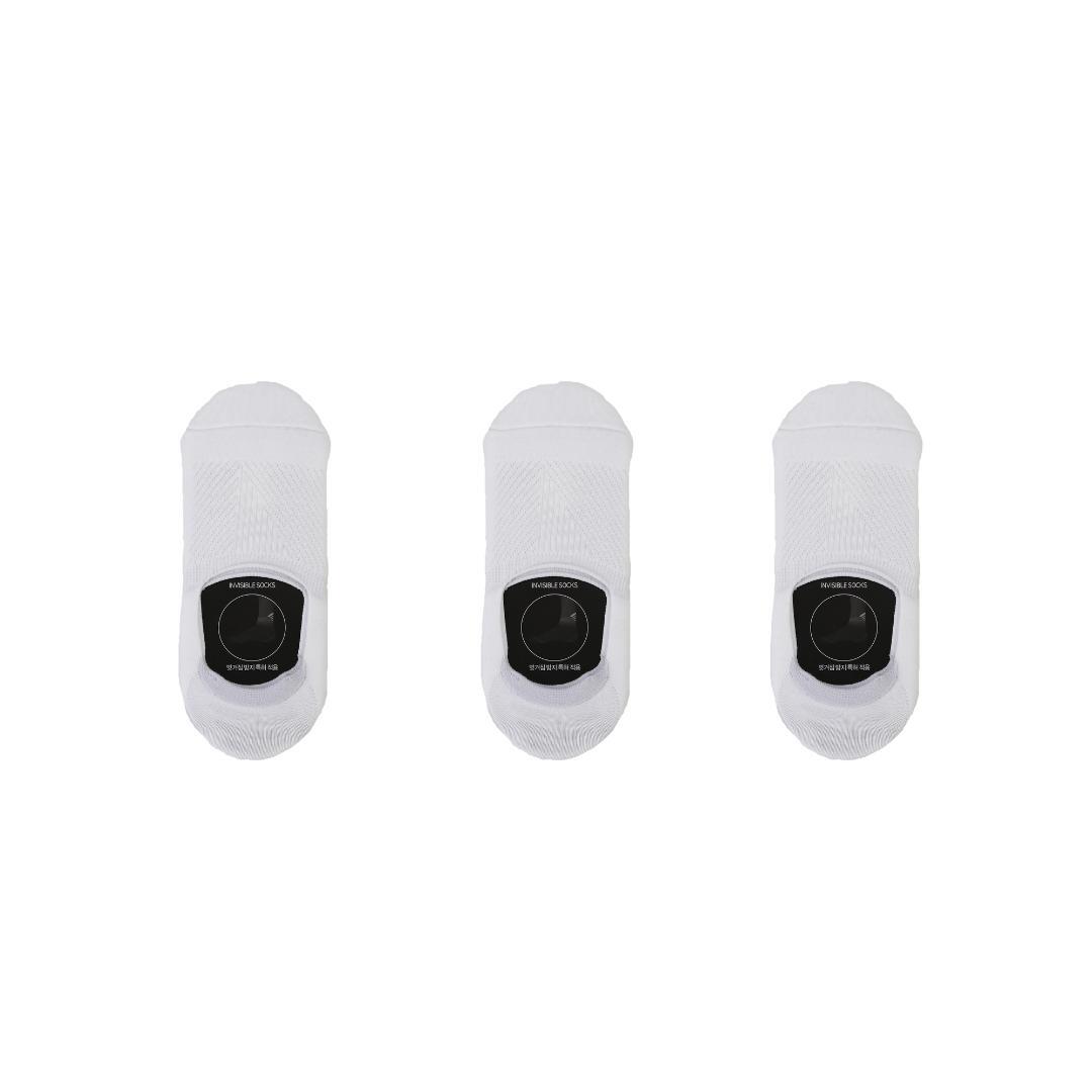 V274-GM-RXCNOS-S3-WH-43911-00 3X Rexy Cushion No Show Ankle Socks Small Non-Slip Breathable WHITE - Image 1