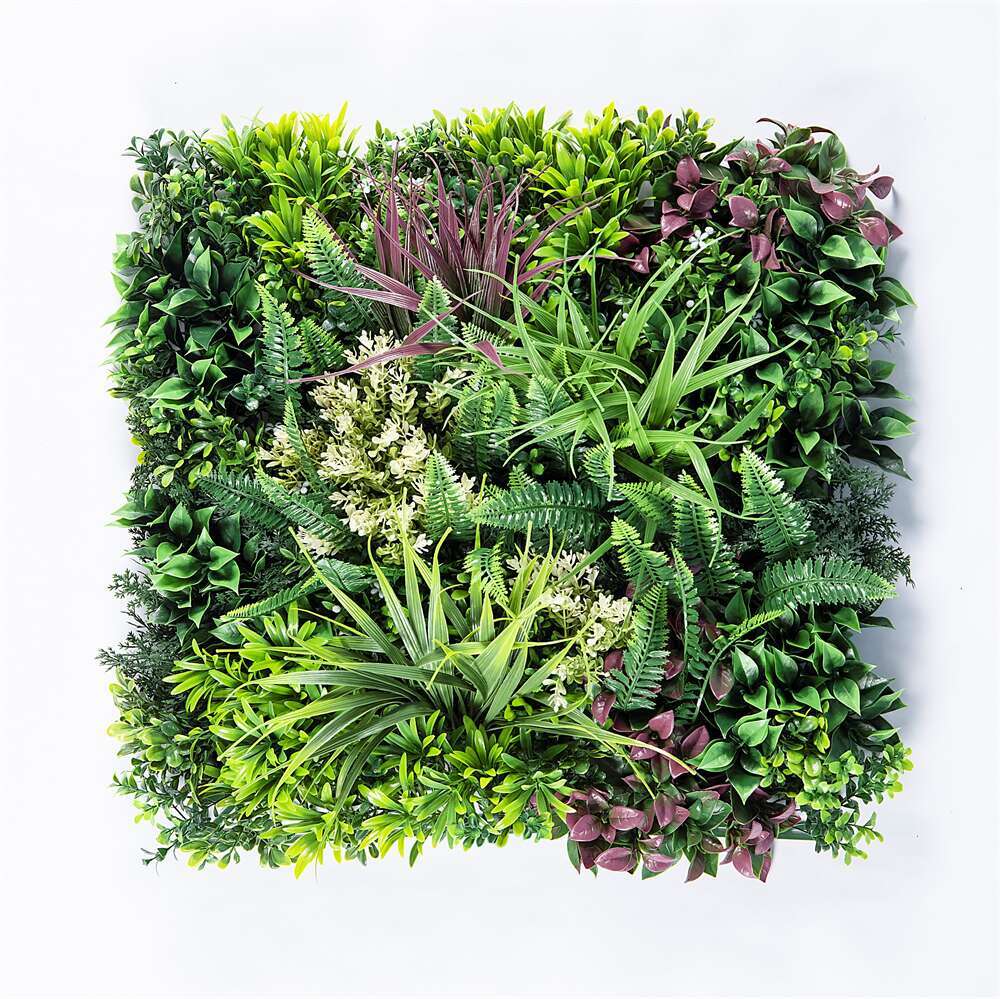 V278-12-X-CCGK002-C-THALLO-141999-00 YES4HOMES 12 Artificial Plant Wall Grass Panels Vertical Garden Foliage Tile Fence 50X50 CM - Image 1