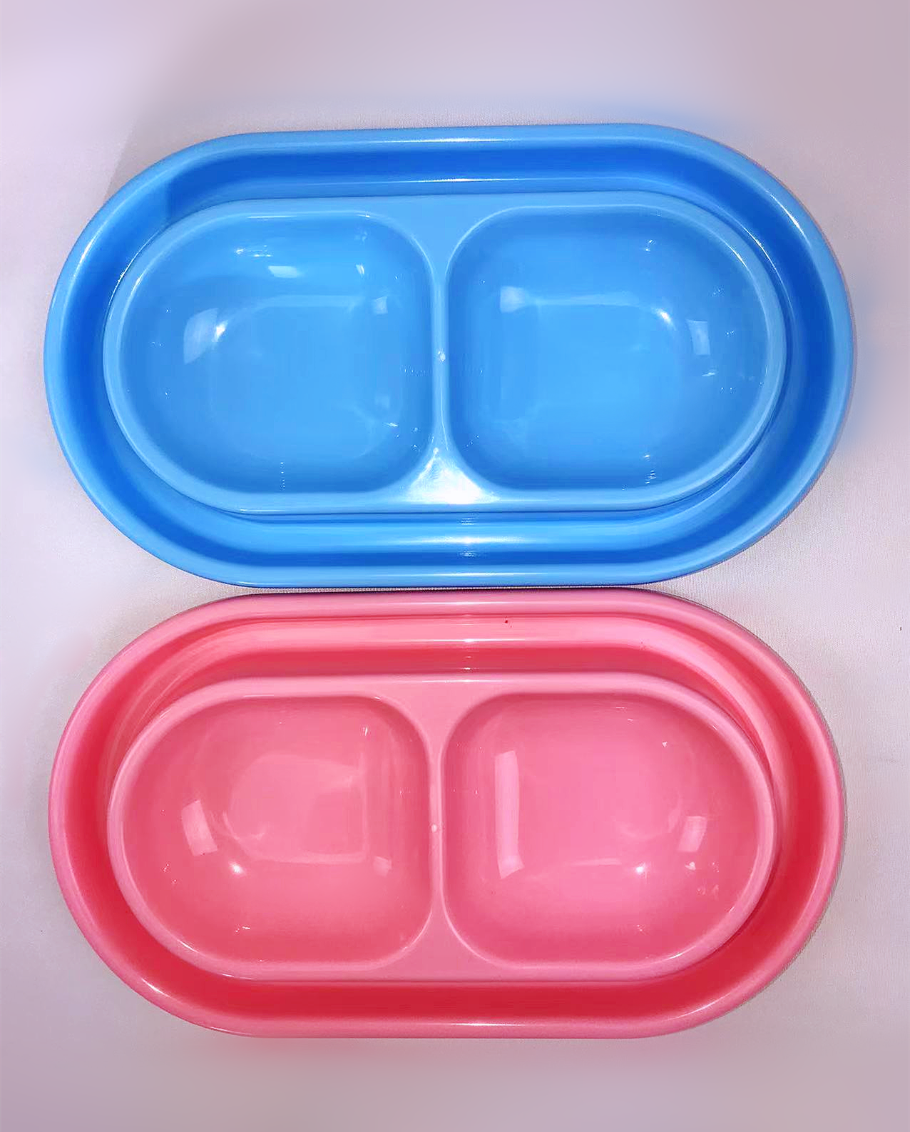 V278-2-X-BP113-1-ANT-BOWL-L-2-X-BP113-1-ANT-BOWL-L-00 YES4PETS 2 x Large Anti-Ant Pet Dog Feeding Bowls Cat Rabbit Guinea Pig Feeder - Image 1
