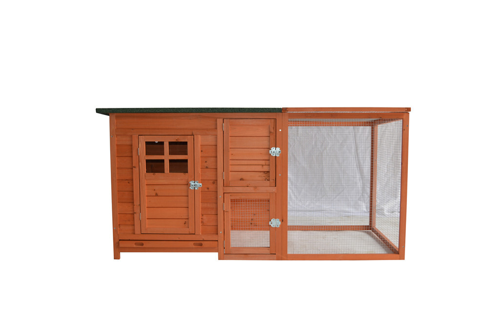 V278-CC274-DM0157-189894-00 YES4PETS Large Chicken Coop Rabbit Hutch Ferret Cage Hen Chook Cat House - Image 1