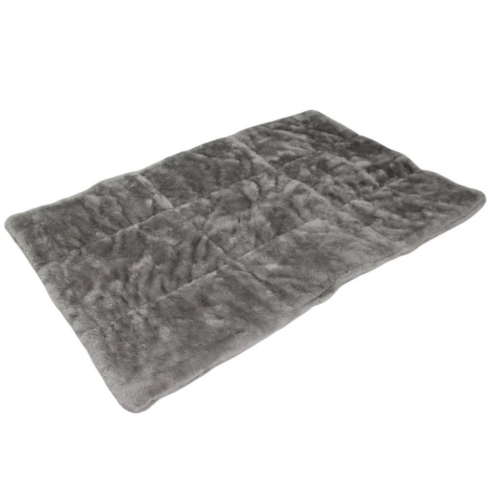 V278-GREY-MAT-48-155373-00 YES4PETS 48" Washable Pet Dog Bed Cat Beds Mat Pad Cushion Mattress - Image 1