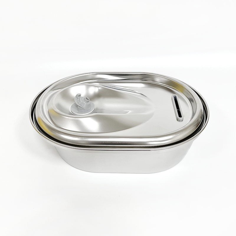 V278-PWS-111-0015-65270-00 YES4PETS 2L Automatic Electric Pet Water Fountain Dog Cat Stainless Steel Feeder Bowl Dispenser - Image 1