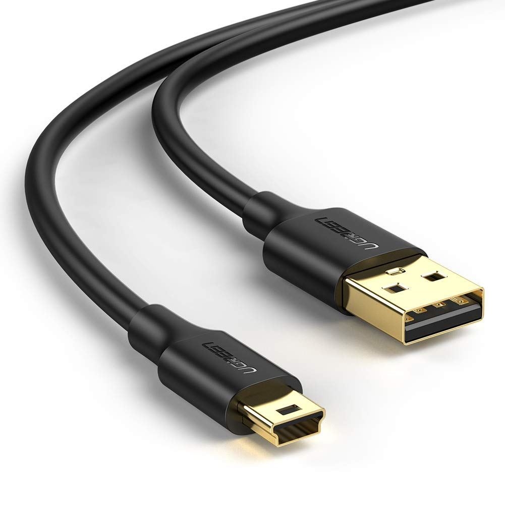 V28-ACBUGN10355-72166-00 UGREEN 10355 USB-A to Mini-USB Cable 1M - Image 1