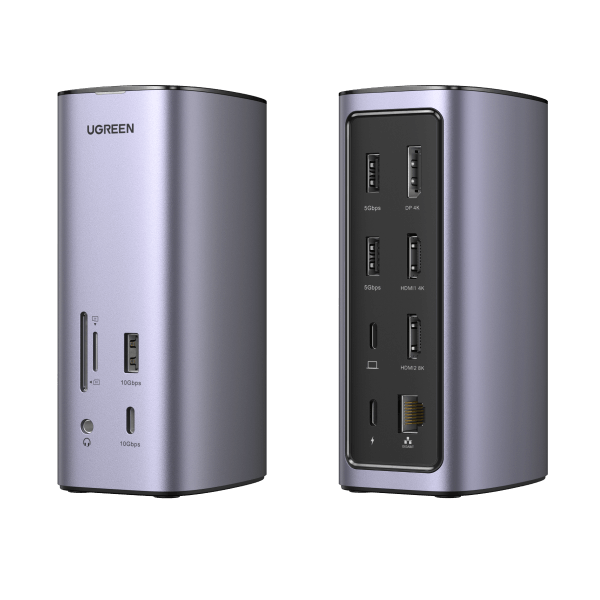V28-ACBUGN90325-65253-00 UGREEN 90325 13-in-1 USB-C Triple Display Docking Station - Image 1