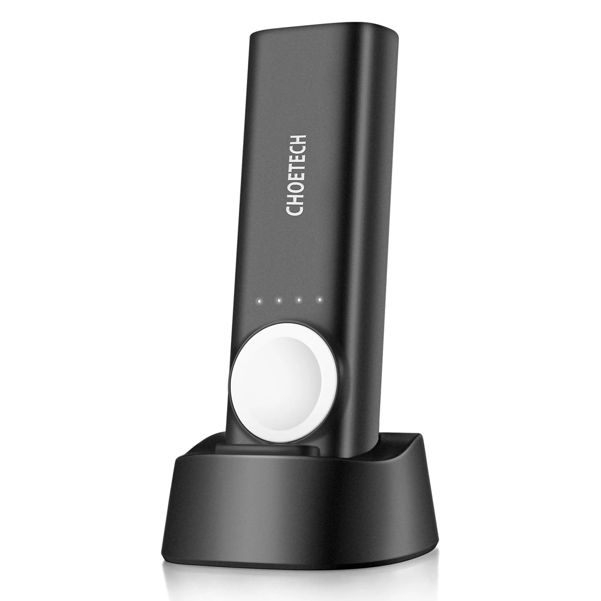V28-ELECHOT315-151120-00 CHOETECH T315 2-in-1 Portable Wireless iWatch Quick Charger 5000mAh Power Bank - Image 1